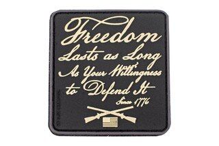 Howitzer Freedom Morale Patch with hand drawn design